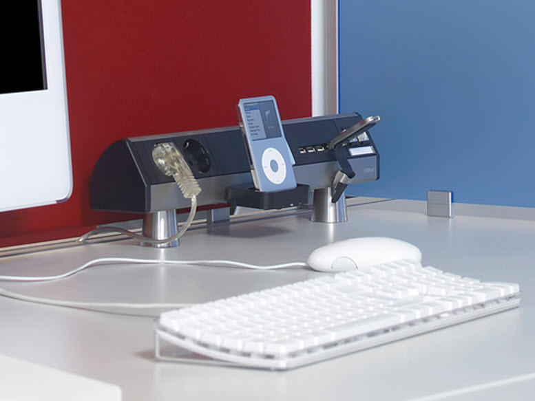 EVOline Dock SMALL / 3x power / no clamp / Silver-2025