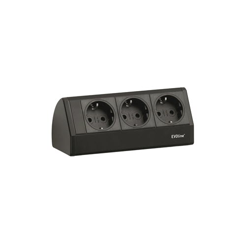 Featured image for “EVOline Dock SMALL Black / 3x power / no clamp”