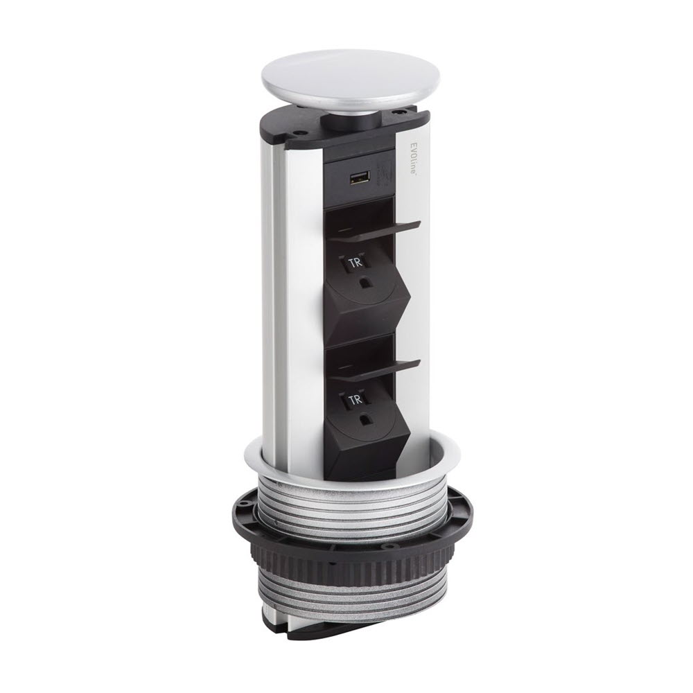EVOline Port - pop up socket - USA-UL-Type B version - EVOlineStore