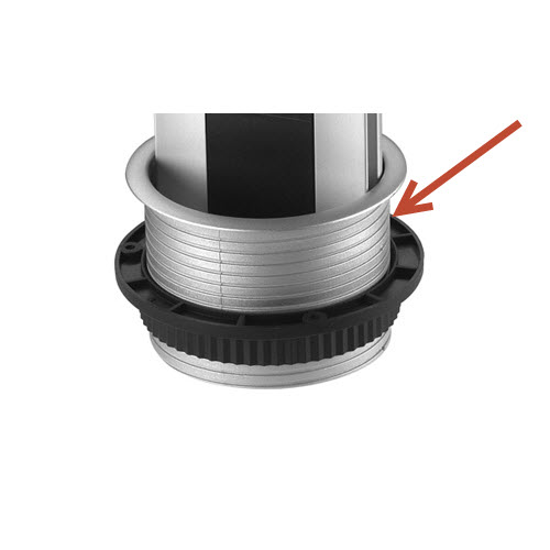 EVOline Port replacement sleeve / Collar stainless steel look-0