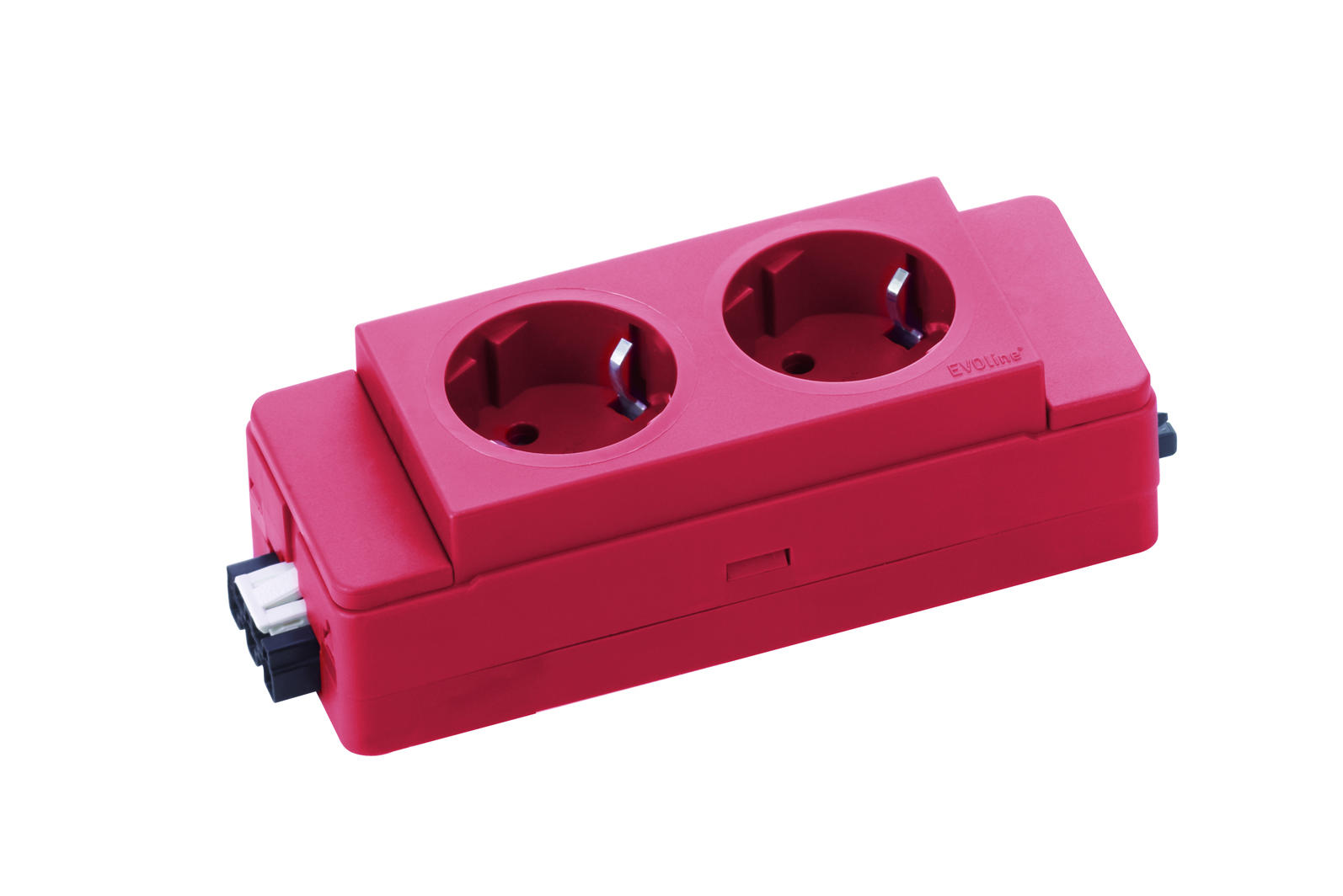 EVOline Express 910 2-weg stekkerblok / Rood / Connector 3-polig-0