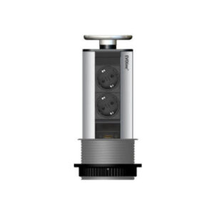 EVOline Port / MULTIMEDIA HDMI / Silver / 2x pop up socket-0