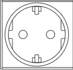 EVOline - power socket VDE - Schuko-German - EVOlineStore