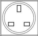 EVOline - power socket type G-UK-style - EVOlineStore