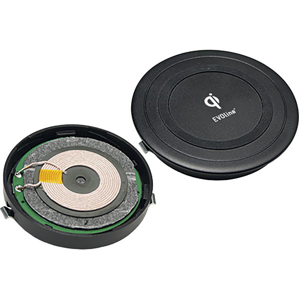 Charger-Qi top view with optional to use cover - EVOlineStore