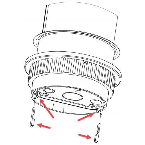 EVOline Port replacement 2x lock nut + 2x slip reduction wedge -0