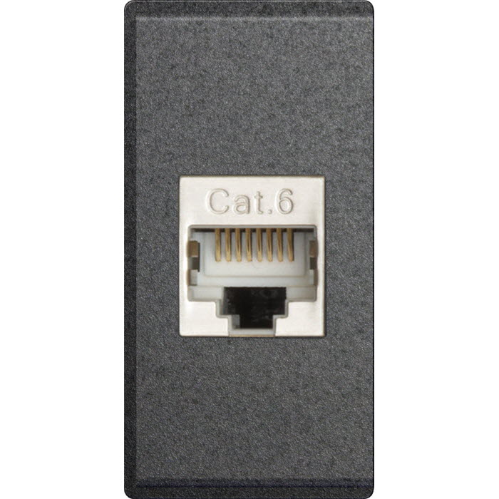 Featured image for “EVOline 1 x RJ45 modular CAT6 module / replacement part”