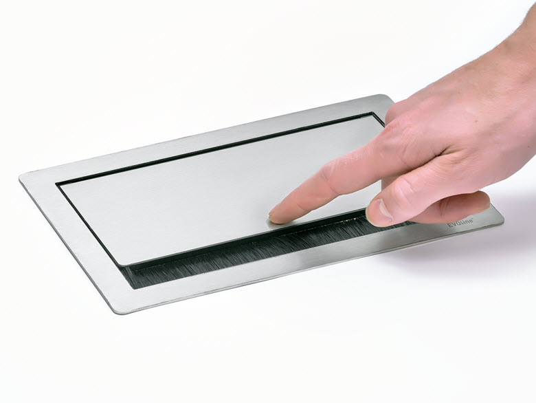 EVOline FlipTop Push M / Netbox / 2x pwr / 2x RJ45 / HDMI / USB 3.0-3204