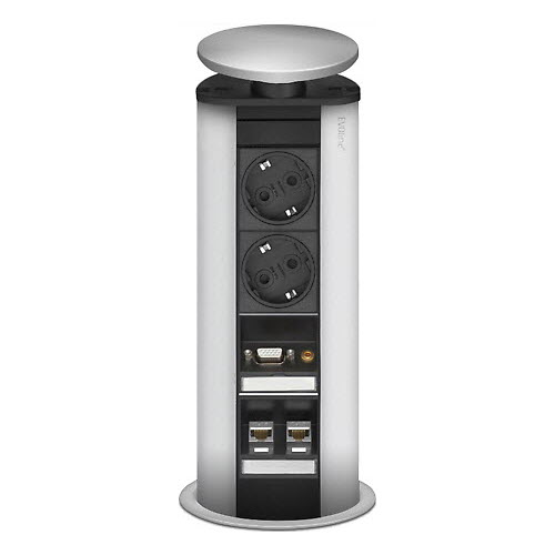 EVOline Port Multimedia / 2x power / VGA / Audio / 2x Data-0