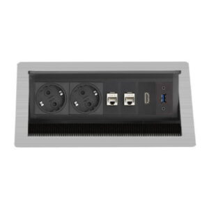 EVOline FlipTop Push M / Netbox / 2x pwr / 2x RJ45 / HDMI / USB 3.0-0