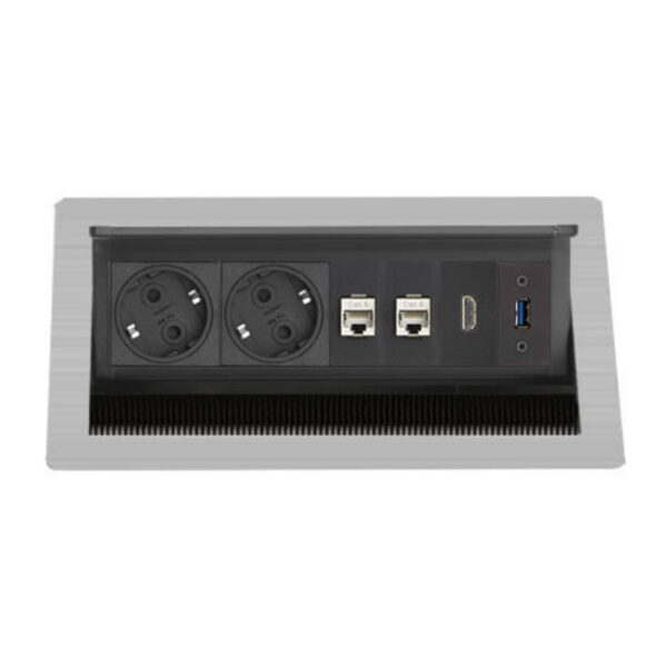 EVOline FlipTop Push M / Netbox / 2x pwr / 2x RJ45 / HDMI / USB 3.0-0