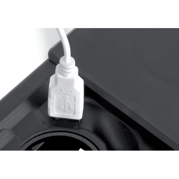 EVOline Square 80 with Qi charger / 1x power / 1x USB charger / White-3258