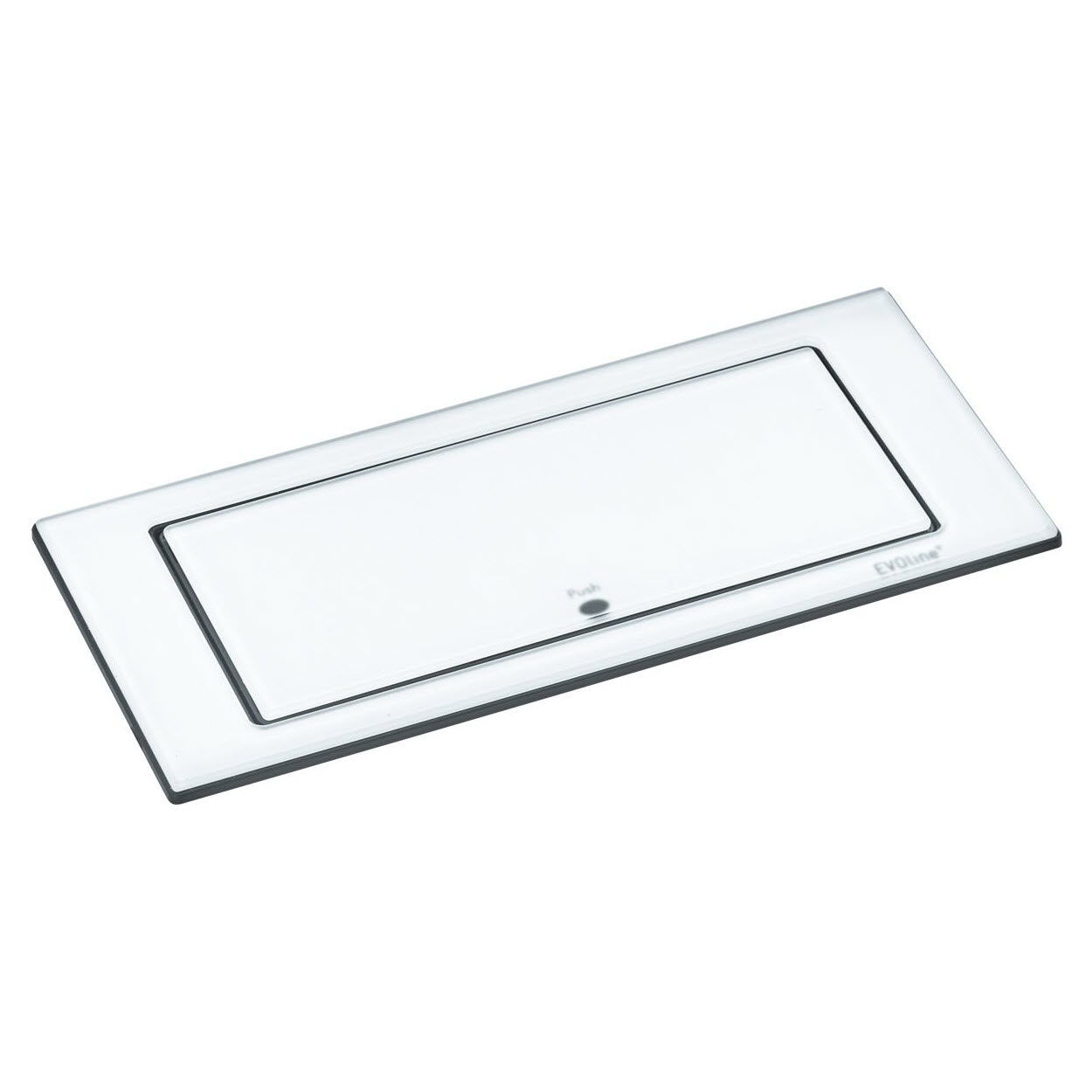 EVOline Backflip white glass top / 2x power socket / 1x USB Charger-0