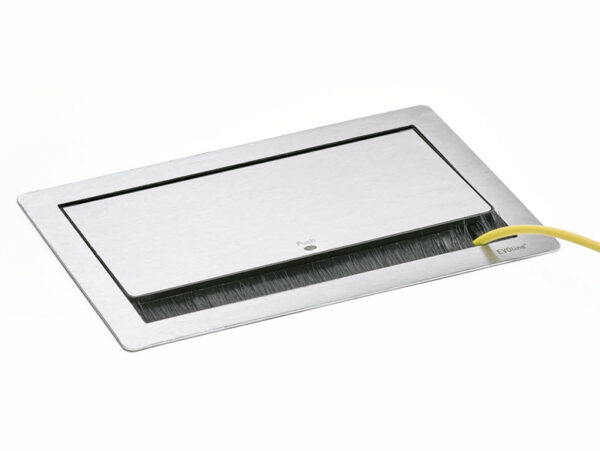 EVOline Fliptop Push M / Netbox 4x power socket / White painted-3483