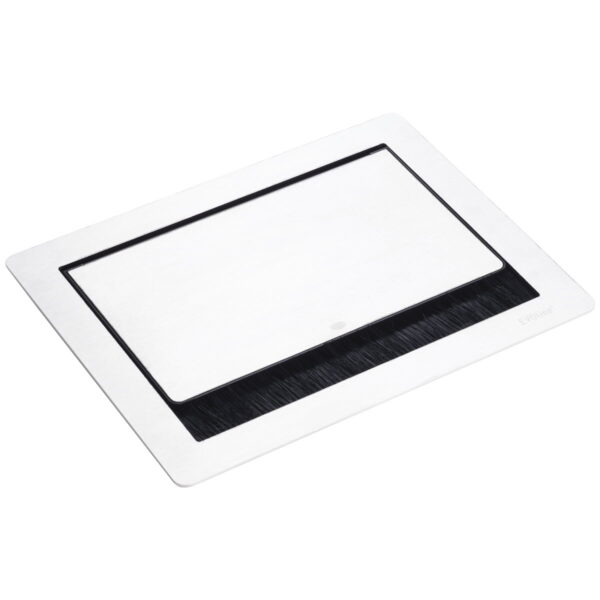 EVOline Fliptop Push M / Netbox 4x power socket / White painted-3485