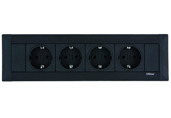EVOline FrameDock SMALL / white painted / 3x power socket-3506