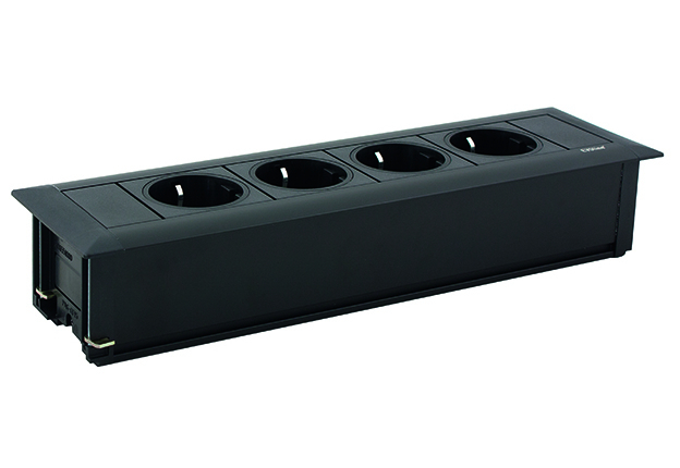 EVOline FrameDock SMALL / white painted / 3x power socket-3505