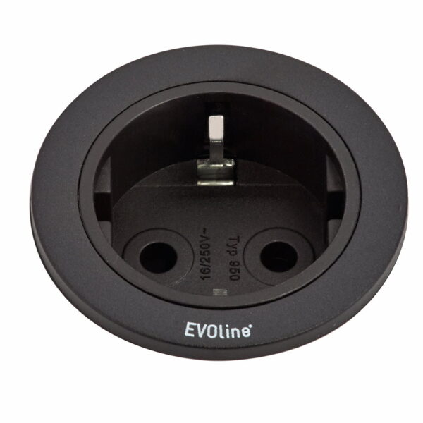 EVOline One - VDE socket black - EVOlineStore