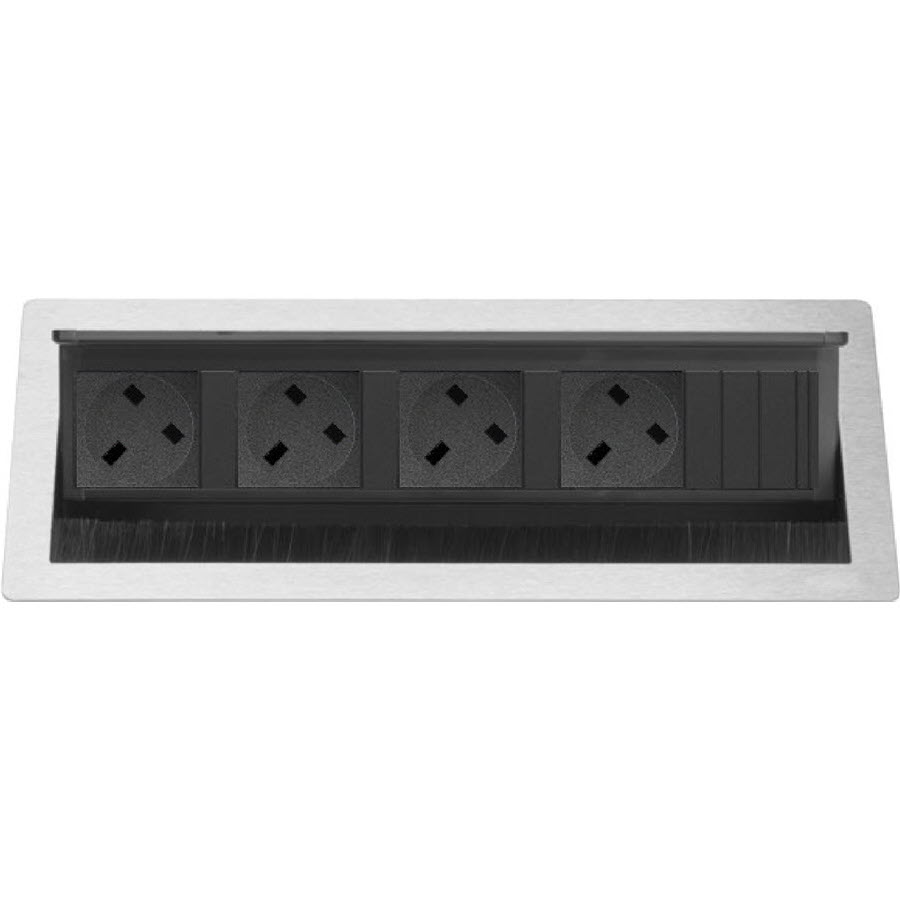 Featured image for “EVOline Fliptop Push XL / Netbox 4x power socket (UK style)”