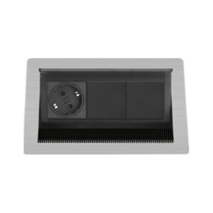 EVOline Fliptop Push S-1-2 1x power sockets, 2x empty slot – EVOlineStore EVOline Fliptop Push S-1-2 1x power sockets, 2x empty slot - EVOlineStore