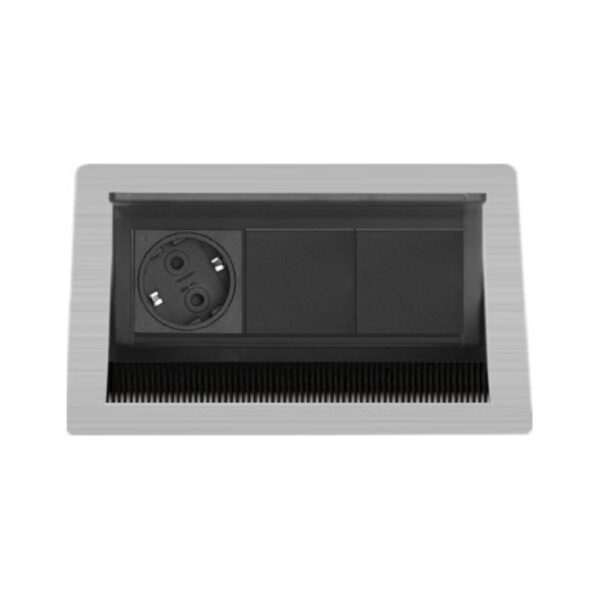 EVOline Fliptop Push S-1-2 1x power sockets, 2x empty slot - EVOlineStore