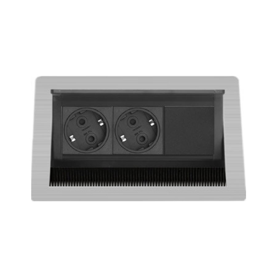 Featured image for “EVOline Fliptop Push S-2-1 / 2x power socket / 1x Free Space”