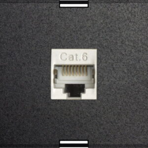 Exchangeable module 1x RJ45 modular CAT6 full