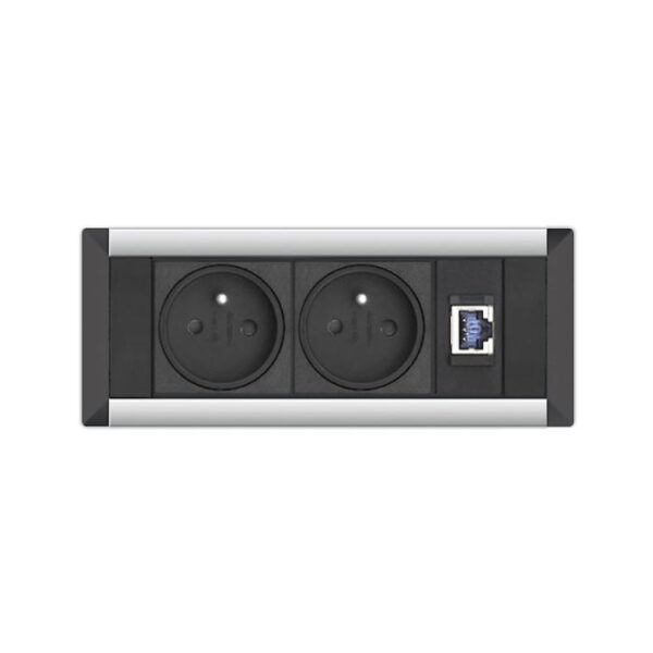 EVOline FrameDock - 2x BF 1x RJ45 Reichle&deMassari - EVOlineStore
