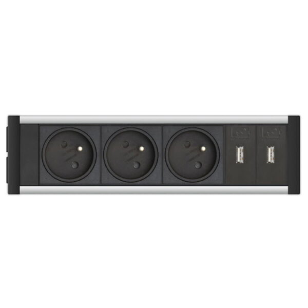EVOline U-Dock (BF) 3x power 2x USB charger - EVOlineStore