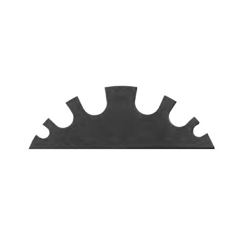 EVOline Circle80 - 6fold cable guide module - Black - EVOlineStore