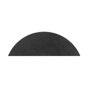 EVOline Circle80 - Full cover plate - Black - EVOlineStore