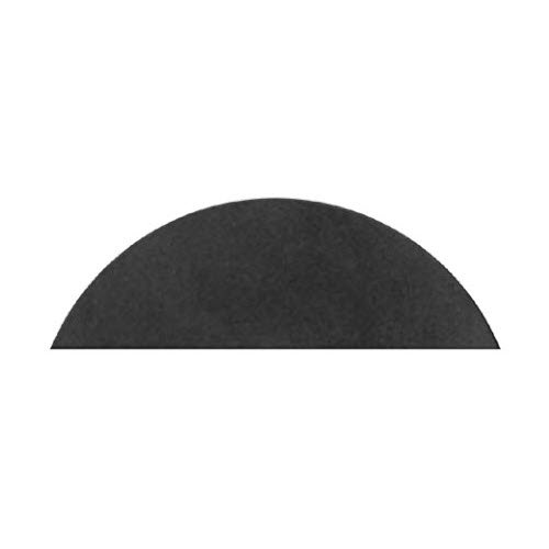 EVOline Circle80 - Full cover plate - Black - EVOlineStore