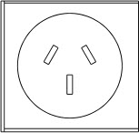 EVOline - power socket type I-AUS-style - EVOlineStore