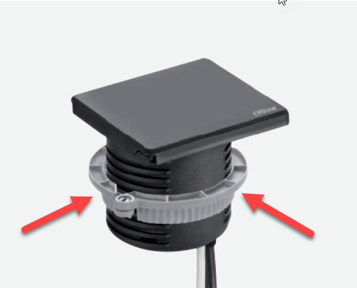 EVOline Square80 - rapid fastener - threaded ring